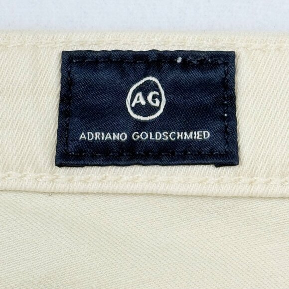 $188.00 Adriano Goldschmied Womens Beige Stretch Super Skinny Ankle Leggings 29R - Picture 6 of 12